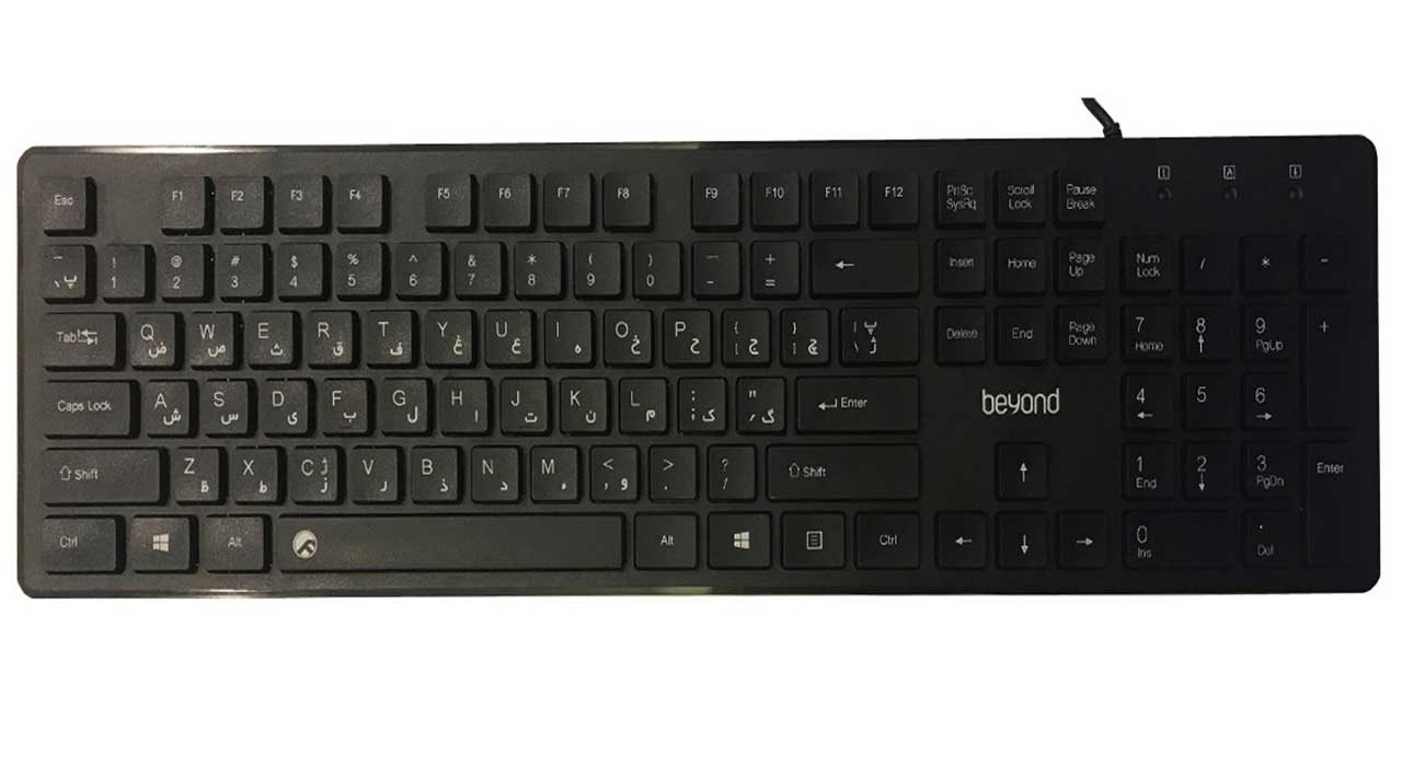 کیبورد سیم دارfarassoo 2280